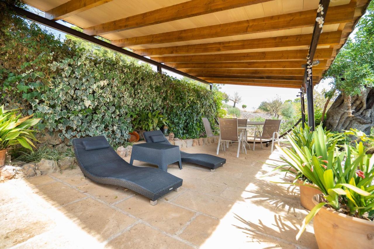 CAN PULIT - finca romántica para 2 con piscina y vistas en Selva  Exterior foto